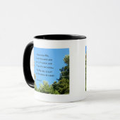 マタイ11:28よ来り私に働く者は皆….. マグカップ (正面左)