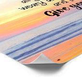 マタイ11:28よ来り、疲れた聖書である者はみな私に ポスター (角)