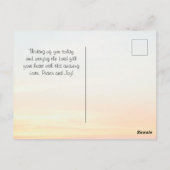 マタイ11:28よ来り、疲れた聖書である者はみな私に ポストカード (裏面)