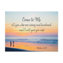 マタイ11:28よ来り、疲れた聖書である者はみな私に