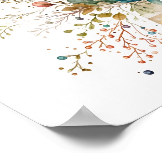 マタイ11:28イエスは私来に、聖書の聖句に言った ポスター (角)