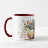 マタイ11:28イエスは私来に、聖書の聖句に言った マグカップ (左)