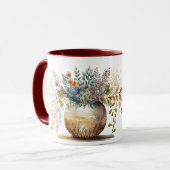 マタイ11:28イエスは私来に、聖書の聖句に言った マグカップ (正面左)