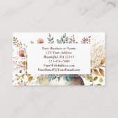 マタイ11:28イエスは私来に、聖書の聖句に言った 名刺 (裏面)