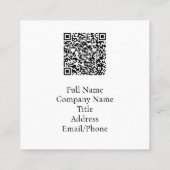 マタイ11:28灯台 スクエア名刺 (裏面)