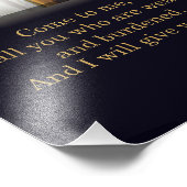 マタイ11:28 フォトプリント            (角)