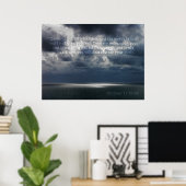 マタイ11:28-29ポスター ポスター (ホームオフィス)