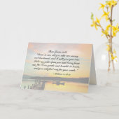 マタイ11:28-30よ来り疲れた者はみな私に カード (黄色い花)