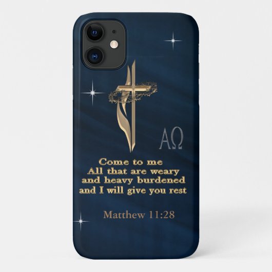 マタイ11:28 Case-Mate iPhoneケース (裏面)
