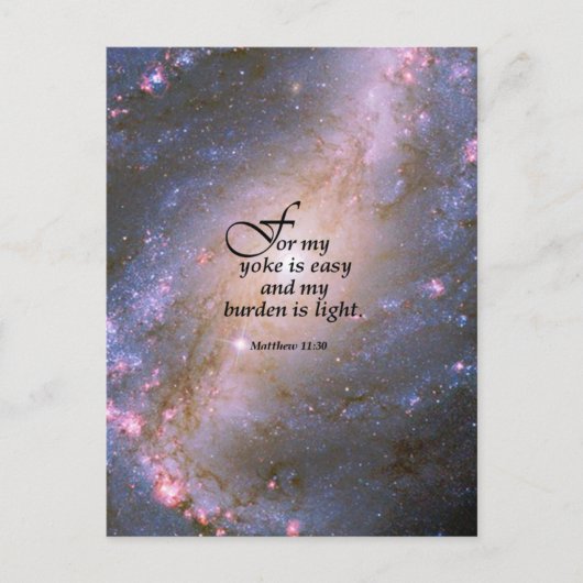 マタイ11:30 ポストカード (正面)