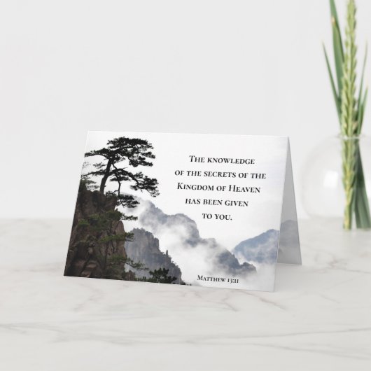 マタイ13:11天国王国の秘密 カード (正面)