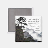 マタイ13:11天国王国の秘密 マグネット (正面/裏面)