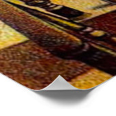 マタイ13:53-58シナゴーグ教えのイエス ポスター (角)