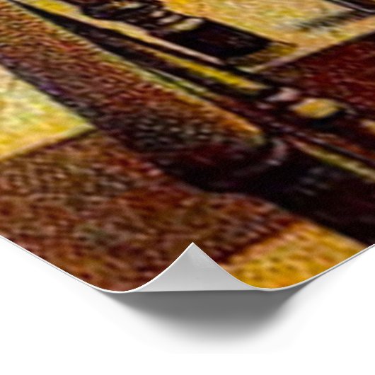 マタイ13:53-58シナゴーグ教えのイエス ポスター (角)