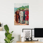 マタイ16:13-14人は人々は私を言う ポスター (ホームオフィス)