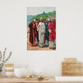 マタイ16:13-14人は人々は私を言う ポスター (キッチン)