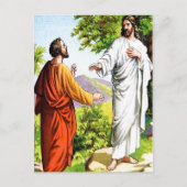 マタイ16:15-20あなたはキリストのはがき ポストカード (正面)