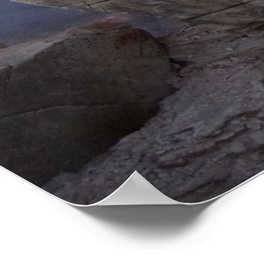 マタイ16:18あなたはペテロであり、この岩の上にいる ポスター (角)