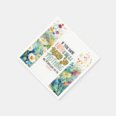 マタイ17:20マスタード種の聖書の聖句としての信仰 スタンダードカクテルナプキン (角)