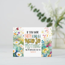 マタイ17:20マスタード種の聖書の聖句としての信仰