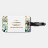 マタイ17:20マスタード種の聖書の聖句としての信仰 ラゲッジタグ (裏面横)