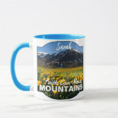 マタイ17:20信仰は山を動かすことができるカスタムマグ マグカップ (左)