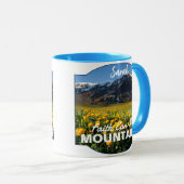 マタイ17:20信仰は山を動かすことができるカスタムマグ マグカップ (正面右)