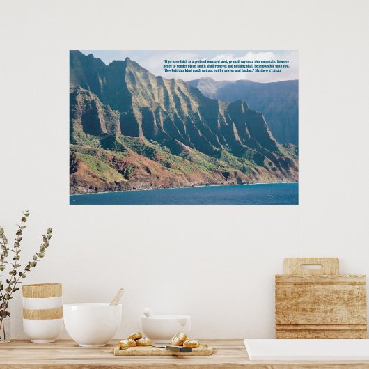 マタイ17:20,21 ポスター (キッチン)