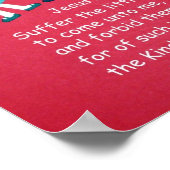 マタイ19:14 ポスター (角)