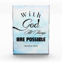 マタイ19:26タイポグラフィデザイン