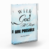 マタイ19:26タイポグラフィデザイン フォトブロック (左)