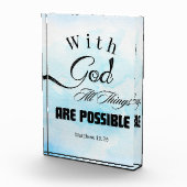 マタイ19:26タイポグラフィデザイン フォトブロック (右)