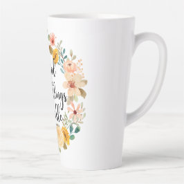 マタイ19:26神との聖なる書物、 経典フローラ カフェラテマグ