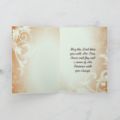 マタイ19:26神と共にすべてのことが可能である カード (内部)