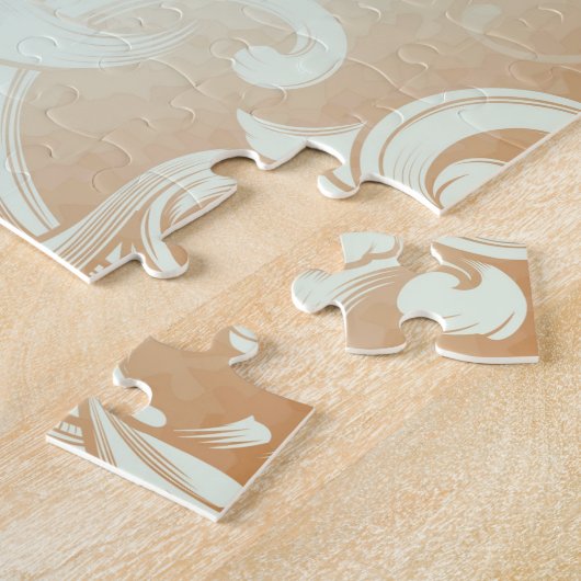 マタイ19:26神と共にすべてのことが可能である ジグソーパズル (側面)