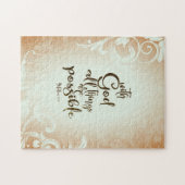 マタイ19:26神と共にすべてのことが可能である ジグソーパズル (横)