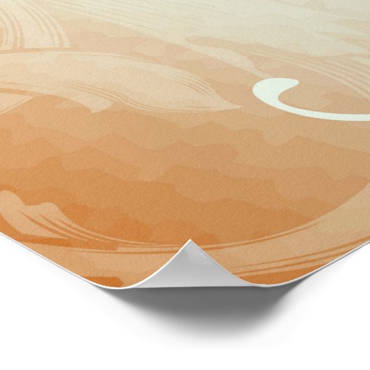 マタイ19:26神と共にすべてのことが可能である ポスター (角)