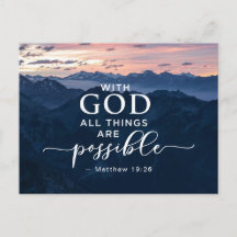 マタイ19:26神と共にすべてのことが可能である