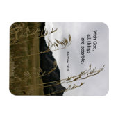 マタイ19:26神と共に、すべてのことが可能である マグネット (横)