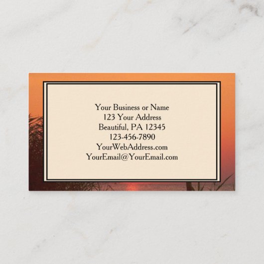 マタイ19:26神と共に、すべてのことが可能である 名刺 (裏面)