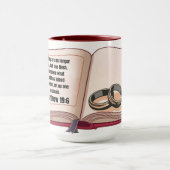 マタイ19:6マグカップ マグカップ (中央)