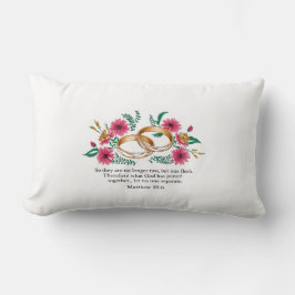 マタイ19:6装飾用クッション ランバークッション