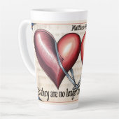 マタイ19:6 カフェラテマグ (左アングル)