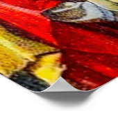 マタイ21:1-11イエスは王のポスターとして迎えられる ポスター (角)