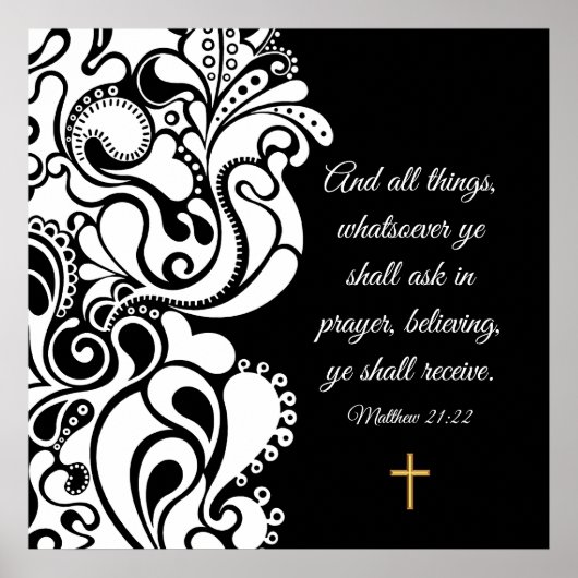 マタイ21:22 ポスター (正面)