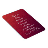 マタイ21:22 KJV聖句 マグネット (右側)