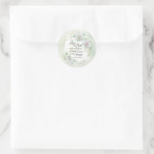 マタイ22:37主を愛し、あなたのハート ラウンドシール (バッグ)