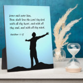 マタイ22:37 フォトプラーク (側面)