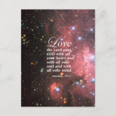 マタイ22:37 ポストカード (正面)