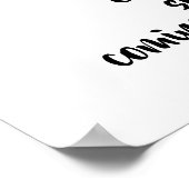 マタイ24:27 "稲妻が来る時は…" ポスター (角)